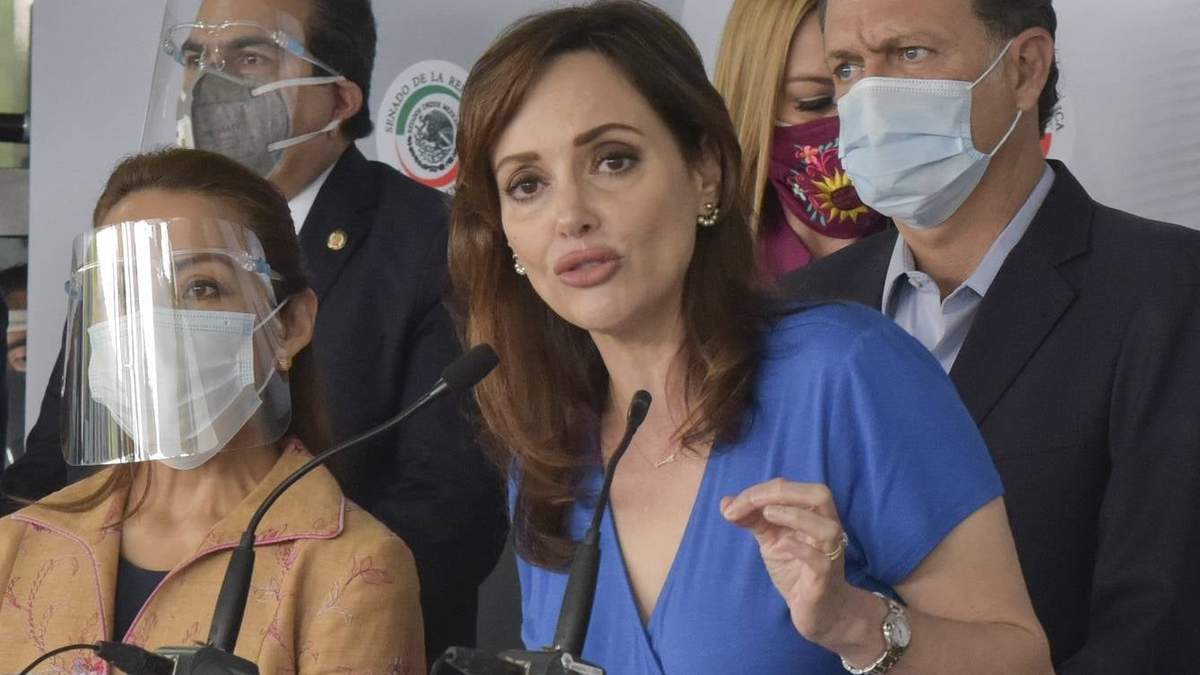 La senadora panista Lilly Téllez