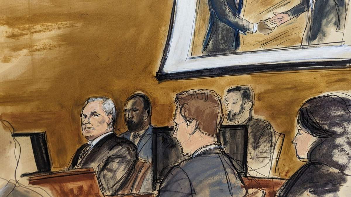 Una de las audiencias del juicio a García Luna en EU