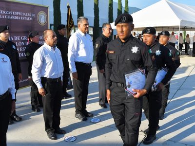 Recibe SSPT a nuevos elementos que concluyeron el décimo escalón del Curso de Fuerza Especiales de