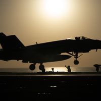 Muere un piloto de combate al estrellarse su avión F-18 en California