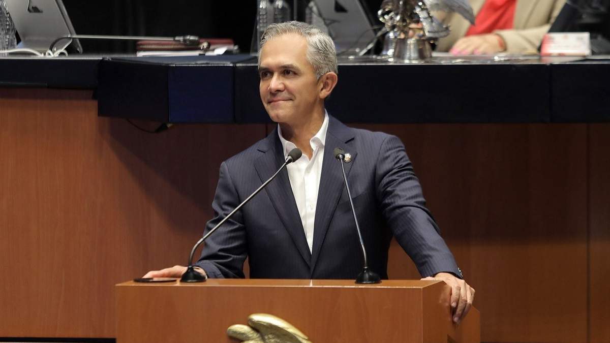 El senador Miguel Ángel Mancera