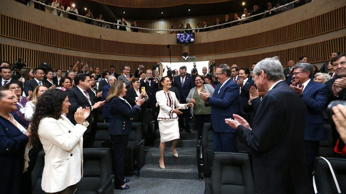 La llegada de Claudia Sheinbaum al TEPJF para recibir su constancia como presidenta electa