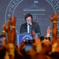 Javier Milei celebró el primer aniversario desde su victoria en el balotaje contra Sergio Massa