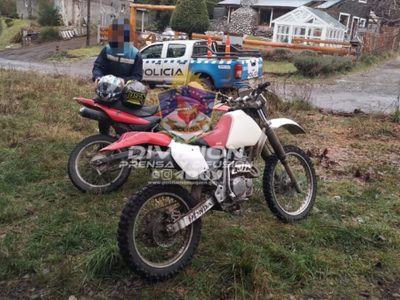 Robaron dos motos en un barrio de Villa La Angostura y las escondieron en una reserva natural