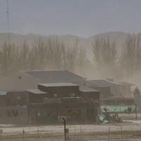 Zonda: Malargüe suspendió las clases en todos los niveles