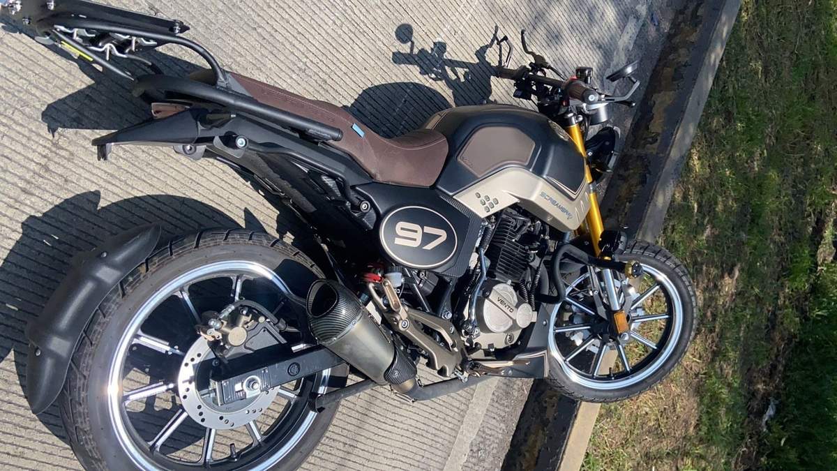 La motocicleta del fallecido