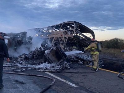 Ya son 23 los muertos por el choque del 30 de enero entre autobús y camión en Sinaloa