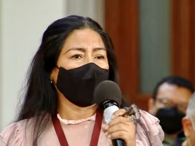 "Cuando vino aquí ya sabía que se iba a ir a España": esto dijo AMLO sobre Reyna Haydeé Ramírez