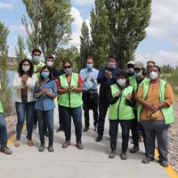 Omar Gutiérrez y Mariano Gaido inauguraron nuevas obras en el paseo costero