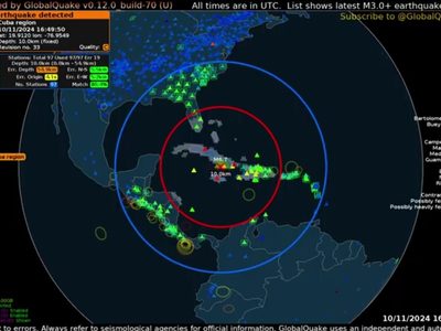 Sismo de magnitud 6.8 sacude Cuba tras huracán y apagones