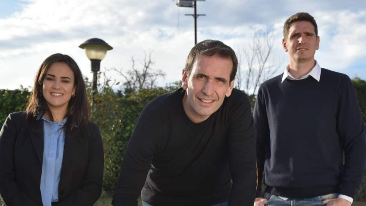 Pablo Cervi junto a sus compañeros de fórmula. Fuente: (Twitter)