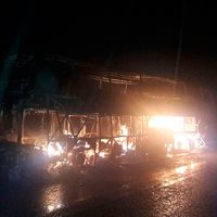 Pasajero quema camión de ETN en Michoacán y muere calcinado