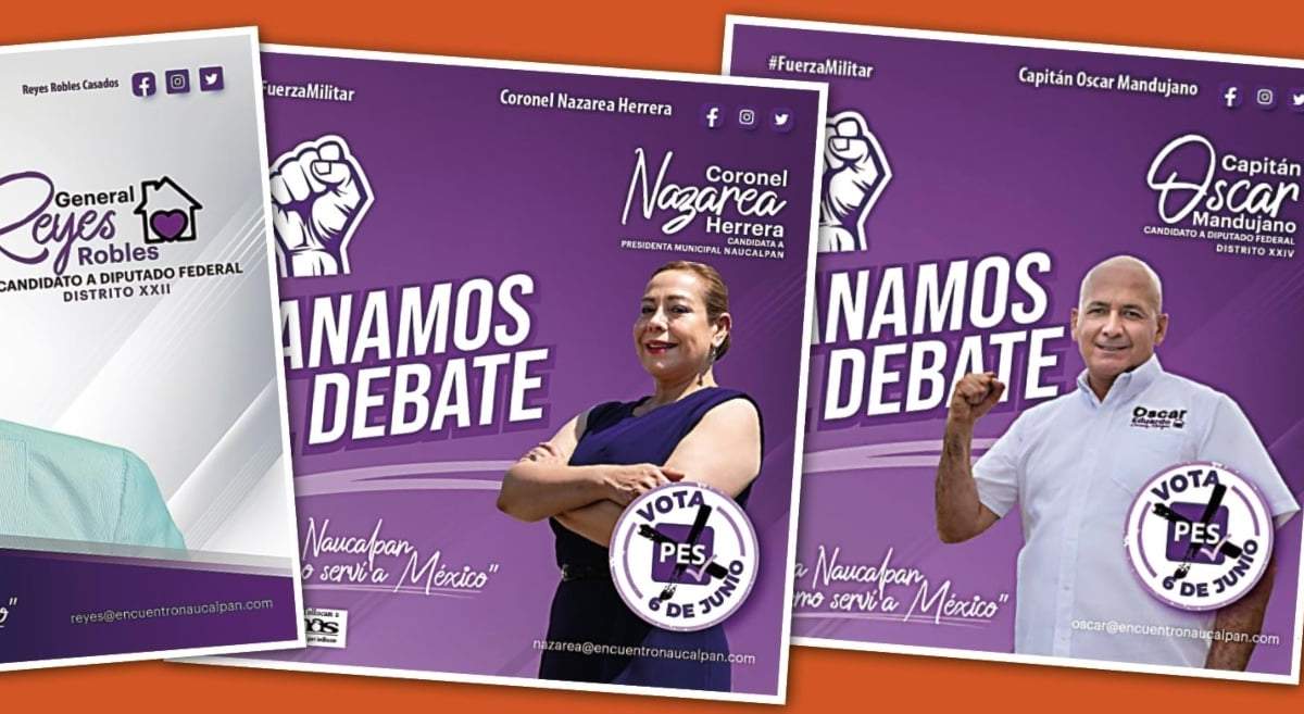 Militares en retiro y candidatos