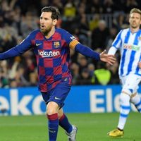 Messi le dio el triunfo al Barcelona y presiona al Madrid
