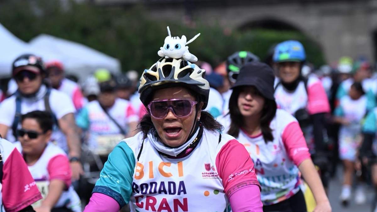 Ciclistas en la rodada