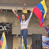 María Corina Machado reapareció a horas de la ceremonia de asunción en Venezuela