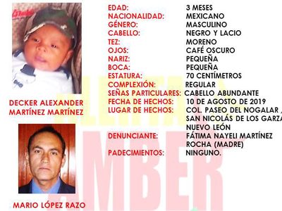 Cae sujeto acusado de secuestrar a bebé, matar al papá y maniatar a la madre