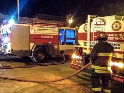 Se incendió un destacado complejo de cabañas en San Martín de los Andes
