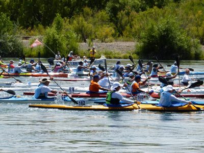 Hoy se larga la Regata Internacional del río Negro en Senillosa
