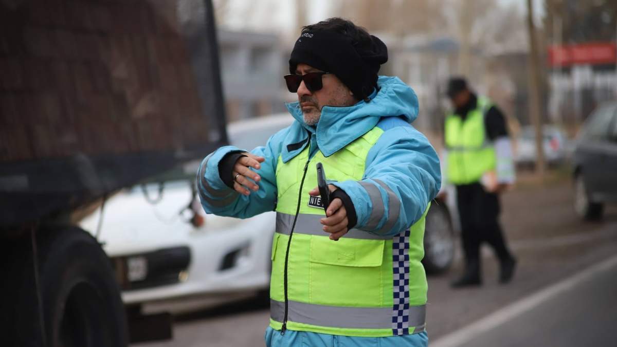 Controles de tránsito sobre la ruta 7. Fuente: (Municipalidad de Centenario)