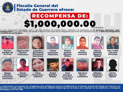 Fueron a vender trastes y desaparecieron en Guerrero; ofrecen 1 mdp de recompensa