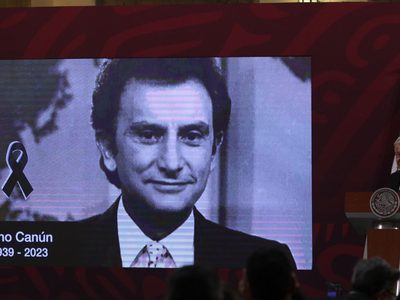 AMLO lamenta muerte de Nino Canún: "Siempre me trató con respeto"