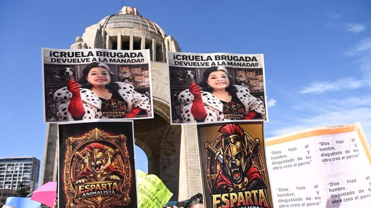 Manifestación de activistas del Refugio Franciscano