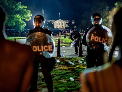 Crisis en Estados Unidos: violentas manifestaciones frente a la Casa Blanca