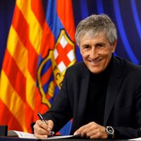 Quique Setién quedó fuera del Barcelona