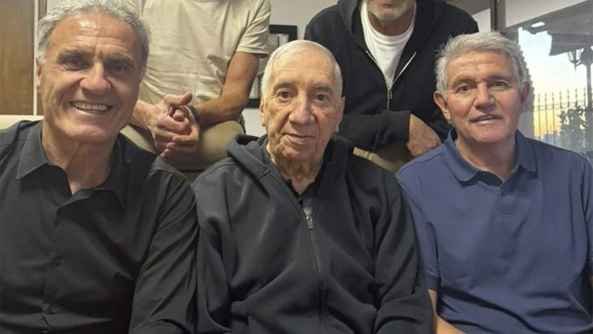 Giusti, Batista, Ruggeri, Bilardo y Burruchaga.