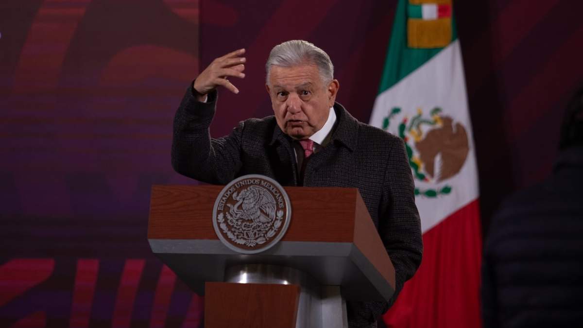 El presidente en la conferencia matutina