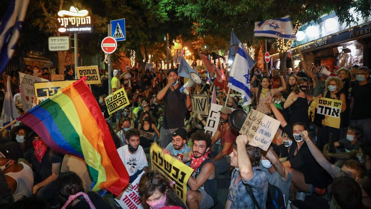 Las masivas manifestaciones fueron protagonizadas por los jóvenes israelíes. Fuente: (Twitter)