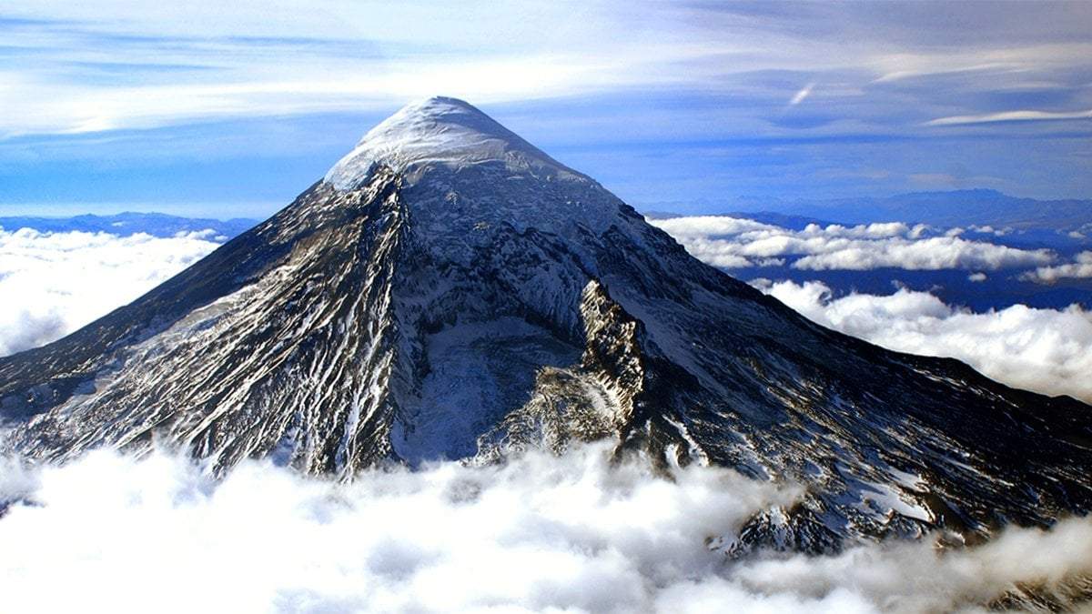 Volcán neuquino. Fuente: (Twitter)