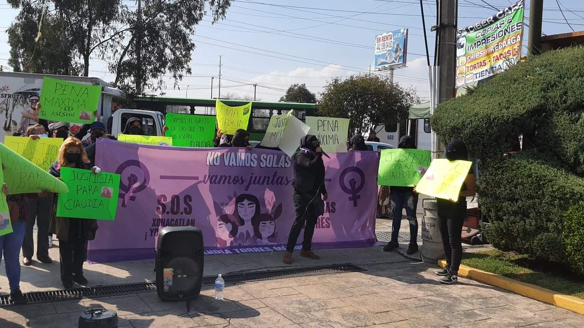 Protesta frente a los juzgados del Poder Judicial
