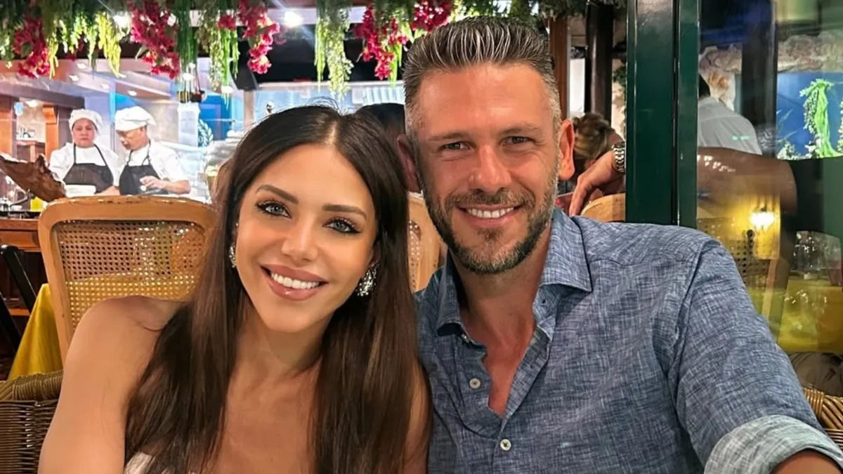 Evangelina Anderson y Martín Demichelis. Fuente: (Instagram)