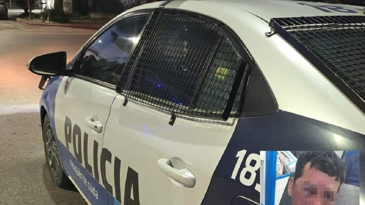El rostro del hombre después de haber sido golpeado por los justicieros. Fuente (Centenario Digital)