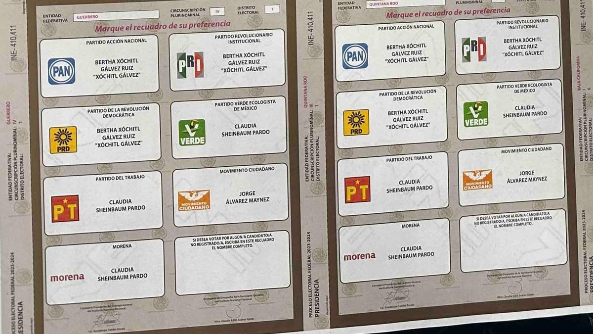 Las boletas electorales ya se están imprimiendo