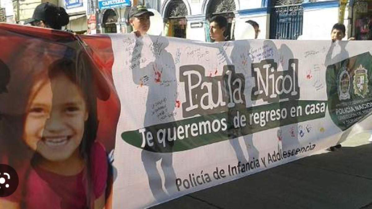 En la imagen, la pequeña Nicol