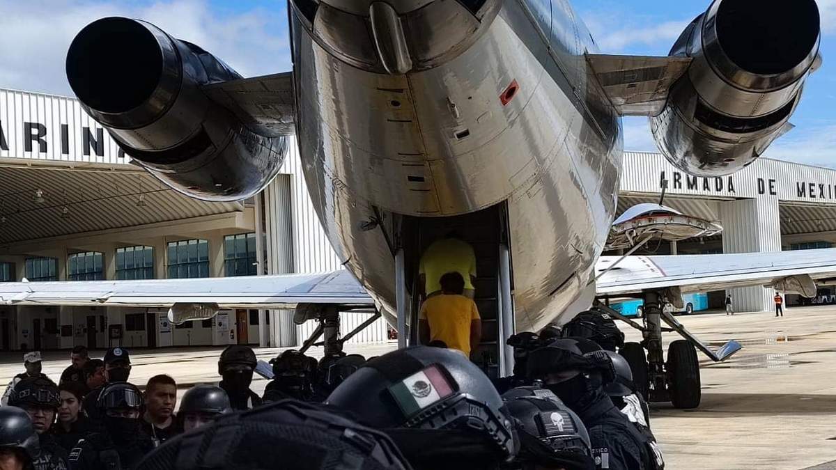 El traslado de reos de Cancún a penales federales
