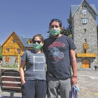 Después de siete meses, llegaron los primeros turistas a Bariloche