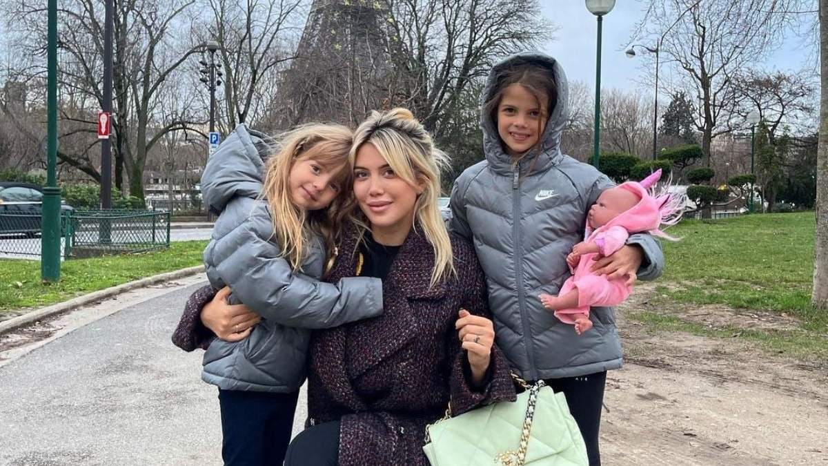 Isabella, Francesca y Wanda Nara. Fuente: (Instagram)