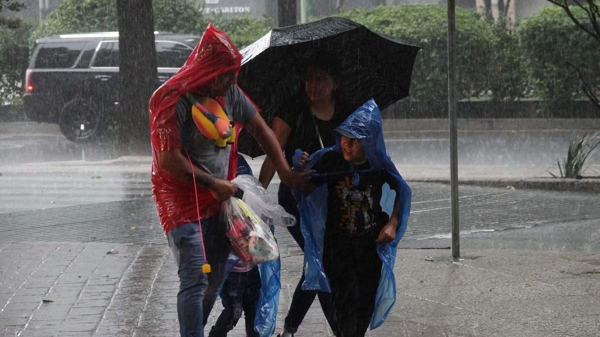 Precipitaciones fuertes en buena parte del país