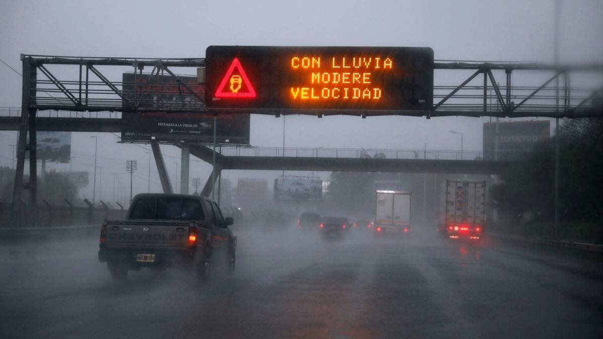 Alerta meteorológica. Fuente: (Twitter)