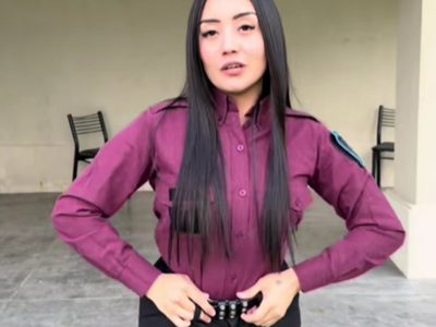 Indecorosa: pasaron a disponibilidad a “policía tiktokera hot”