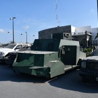 La Fiscalía de Tamaulipas destruye “monstruos” blindados