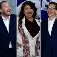 Sin palomitas, sin declaraciones, con porra: así llegaron los aspirantes al segundo Debate Chilango