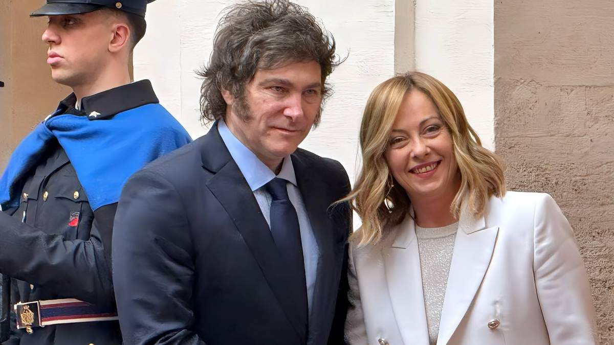 Milei y Meloni en 2024