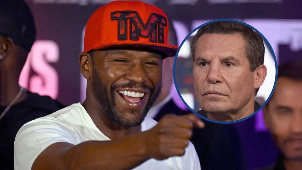 Floyd Mayweather y Julio César Chávez. Fuente: (Minuto Neuquén)