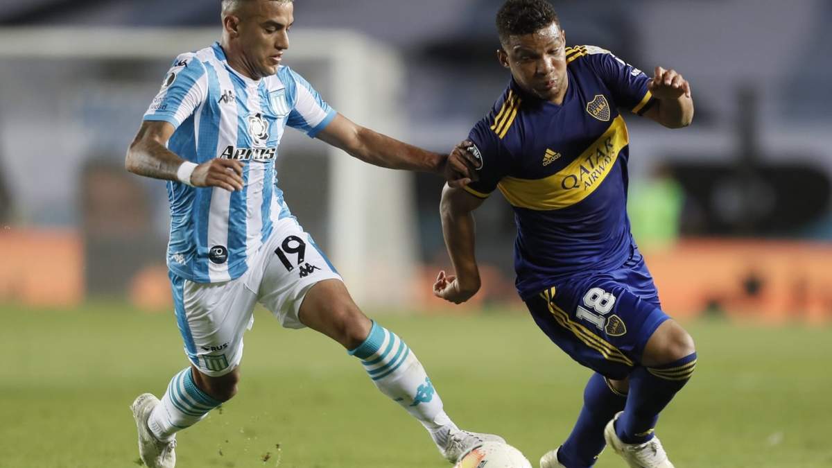 Racing vs. Boca. Fuente: (Instagram)