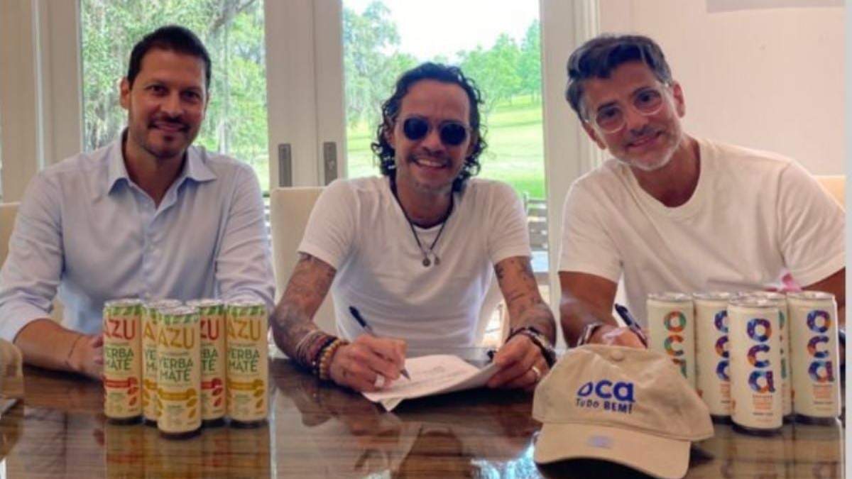 Marc Anthony comercializará bebida con yerba. Fuente: (Instagram)